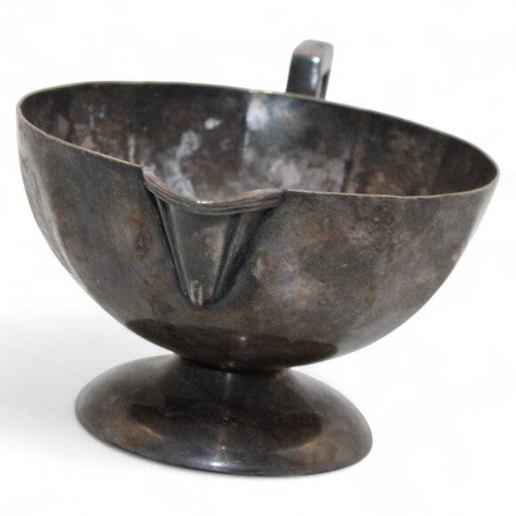 Antique Benedict Silver Plated Creamer Bowl - Picture 2 of 8